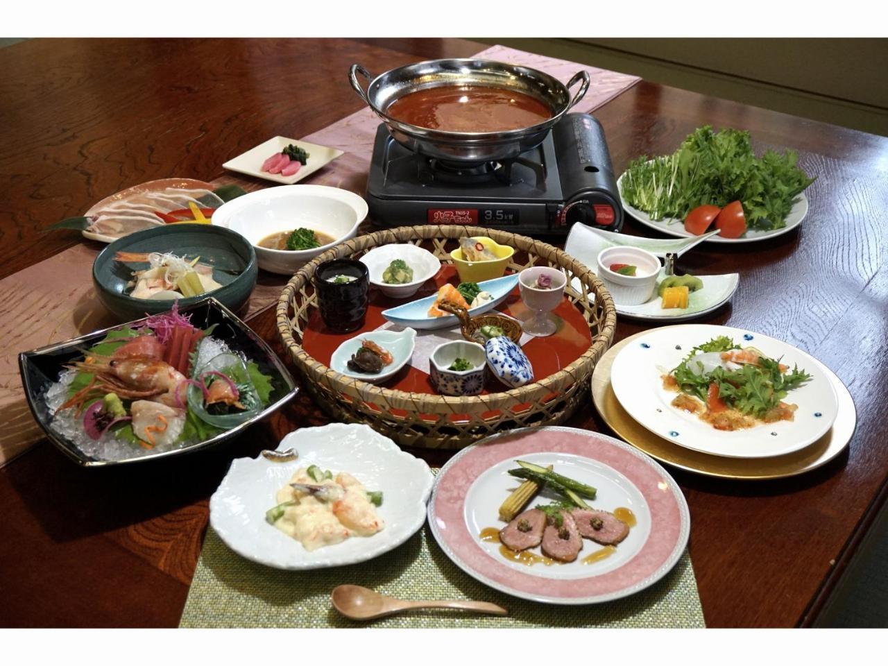 Zao Shikitei Hotel Shiroishi  Esterno foto